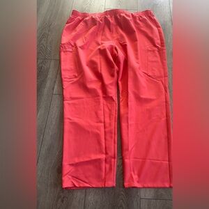 Cherokee Bright Red Scrub Pants NWOT